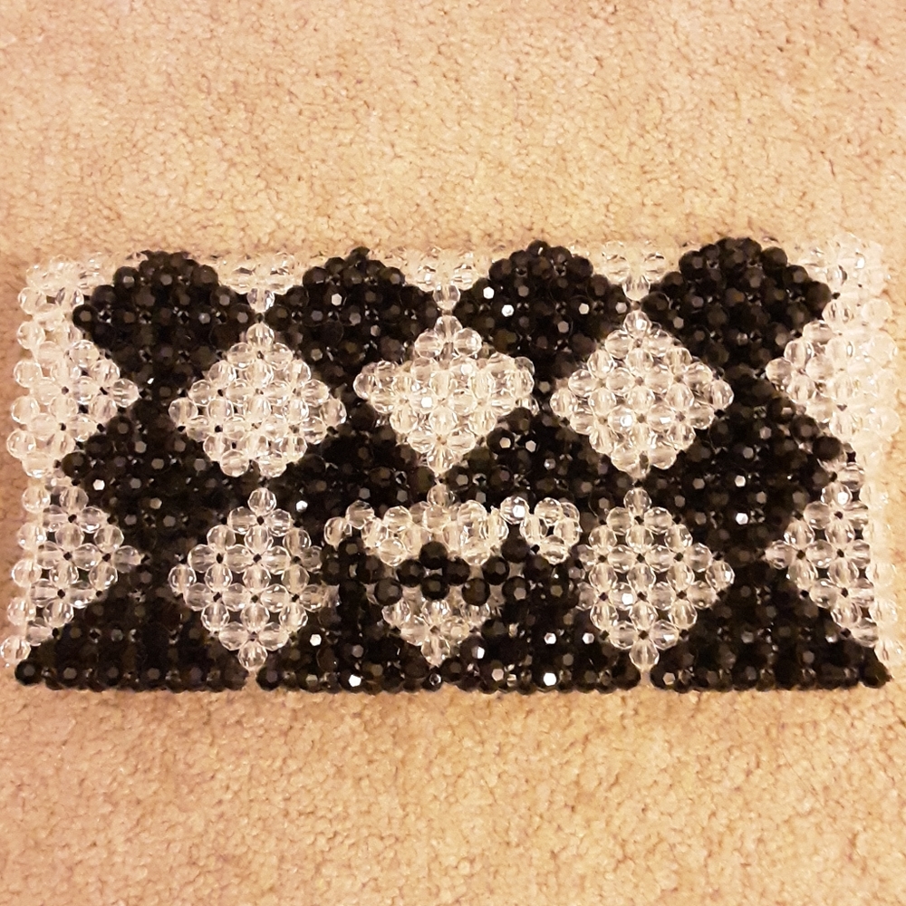 Beaded cocktail clutch